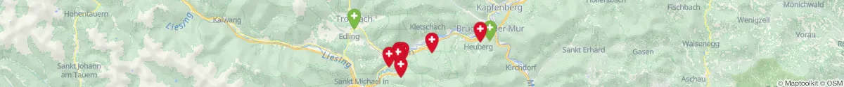 Map view for Pharmacies emergency services nearby Proleb (Leoben, Steiermark)